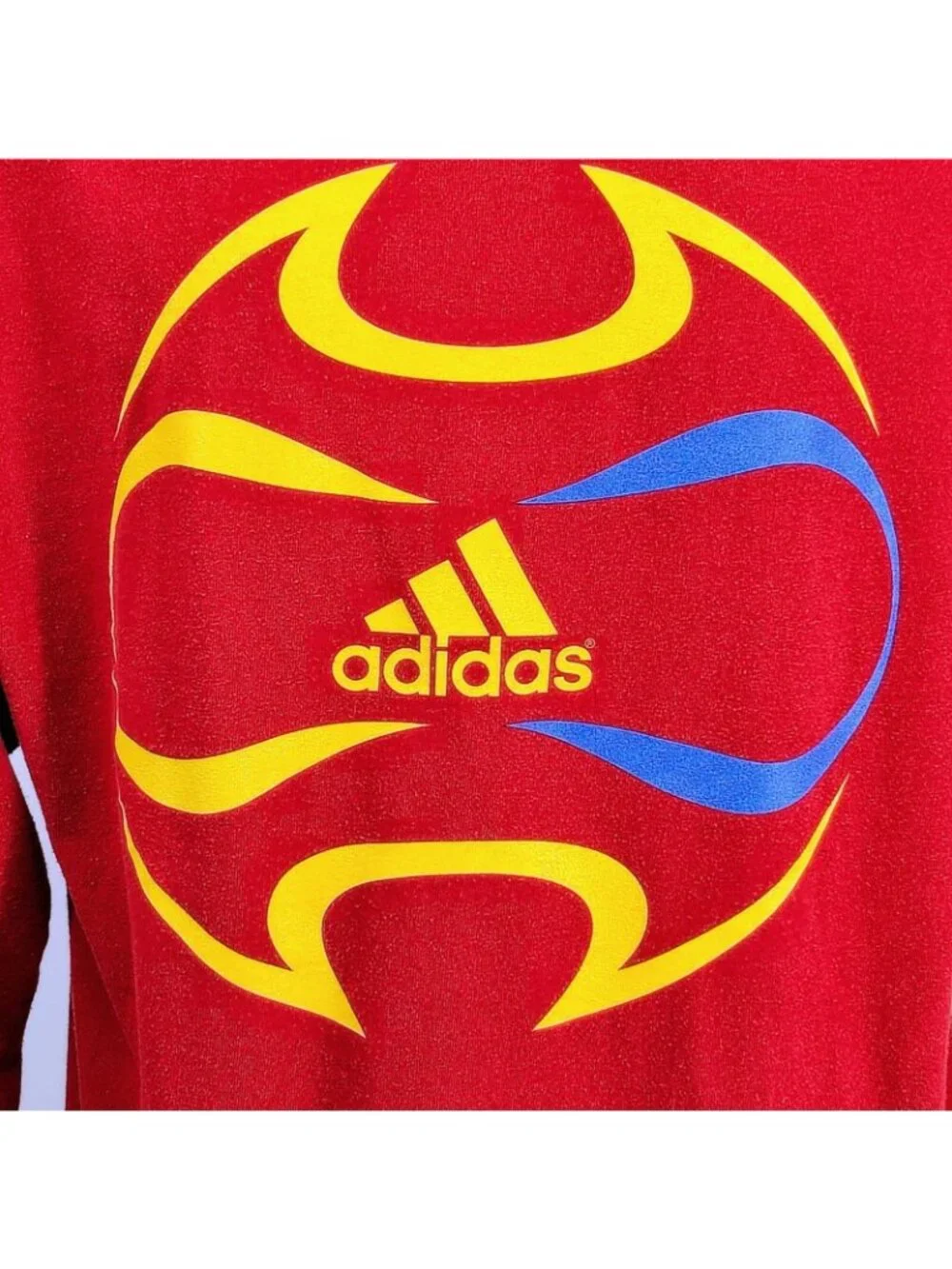 Adidas Real Salt Lake Logo Major League Soccer Red Long Sleeve Graphic Shirt (M)